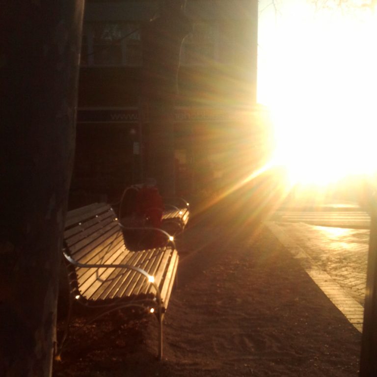 Sunset with Elke on Hunter St