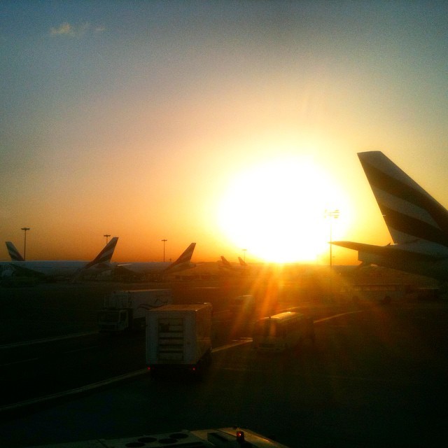 Sunrise in Dubai